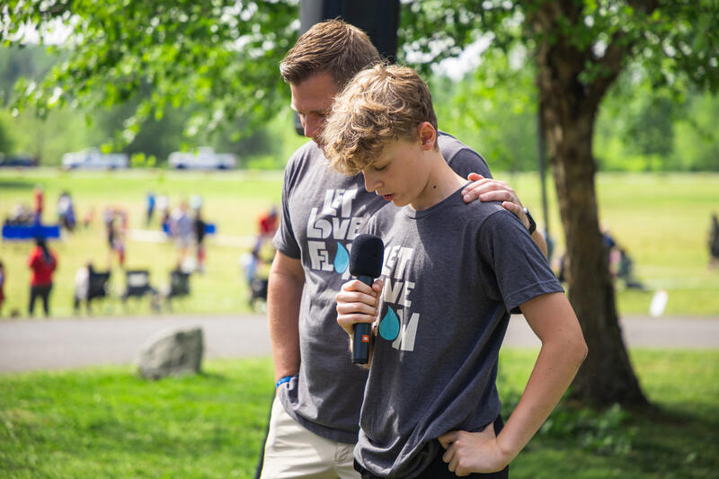 Evan Rector Walk4Water | Healing Hands International